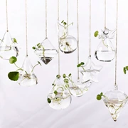 Sáng tạo đẹp treo kính thủy tinh nhỏ bình thủy canh Cây thủy tinh chai Ban công phòng khách trang trí - Vase / Bồn hoa & Kệ