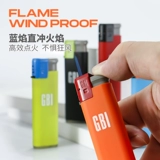 Мужская одноразовая креативная синяя электронная ветрозащитная зажигалка, делается под заказ