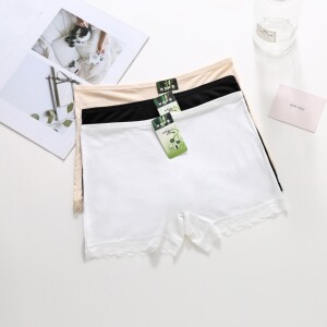 Ren đáy mặc phần mỏng mùa hè phần ngắn băng lụa chống thắp sáng thiết bị chống phơi nhiễm quần an toàn nữ che quần short