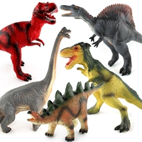 Большой реалистичный динозавр из мягкой резины, игрушка со звуком, модель животного, юрский период, тираннозавр Рекс