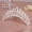 Lớn trẻ em Vương miện dành cho người lớn Crystal Crown Hair Trim Kim cương Cô gái Công chúa Hiệu suất Sân khấu Kim loại Kết hợp