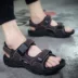 Giày sandal nam 2017 sandal da mới sandal giày thể thao ngoài trời Việt Nam mùa hè giày nam đi biển giày cao cổ nam Sandal