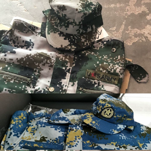 Камуфляжный комплект, школьная износостойкая летняя куртка для тренировок