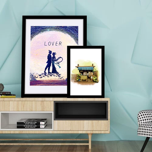 Настенная фоторамка из натурального дерева, постер, головоломка, 12 дюймов, 24 дюймов, 36 дюймов