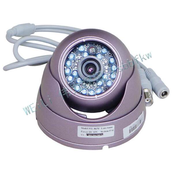 Зазор моделирование полушарие камера 6 мм металл на открытом воздухе водонепроницаемый 540 красная линия снаружи ночное видение камеры WL-865E