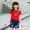 Bé gái 11 tuổi với 4 bé mùa hè áo thun ngắn tay 5 bộ 6 6 phiên bản Hàn Quốc giản dị 8 trẻ em mùa hè 9 trang phục thể thao