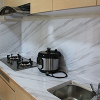 Кухня из ПВХ, самоклеющаяся водонепроницаемая наклейка, мраморная настольная прозрачная клейкая плита, увеличенная толщина