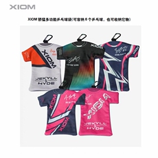 набор для настольного тениса 大话乒乓xiom骄猛乒乓球盒6球装收纳袋便携式挂链小球包球袋正品