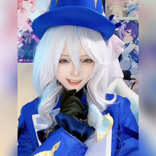 【羅英閣】オリジナル神コス衣装 フォンテーヌブロー カルロス・ナヴィア・フニナ 水神 コスプレ 婦人服