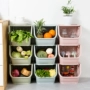 Nhà bếp kệ lưu trữ sàn nhiều lớp trái cây và rau giỏ cung cấp các thiết bị nhỏ bộ phận lưu trữ đồ chơi giỏ lưu trữ tạo tác - Trang chủ hộp để đồ trang điểm