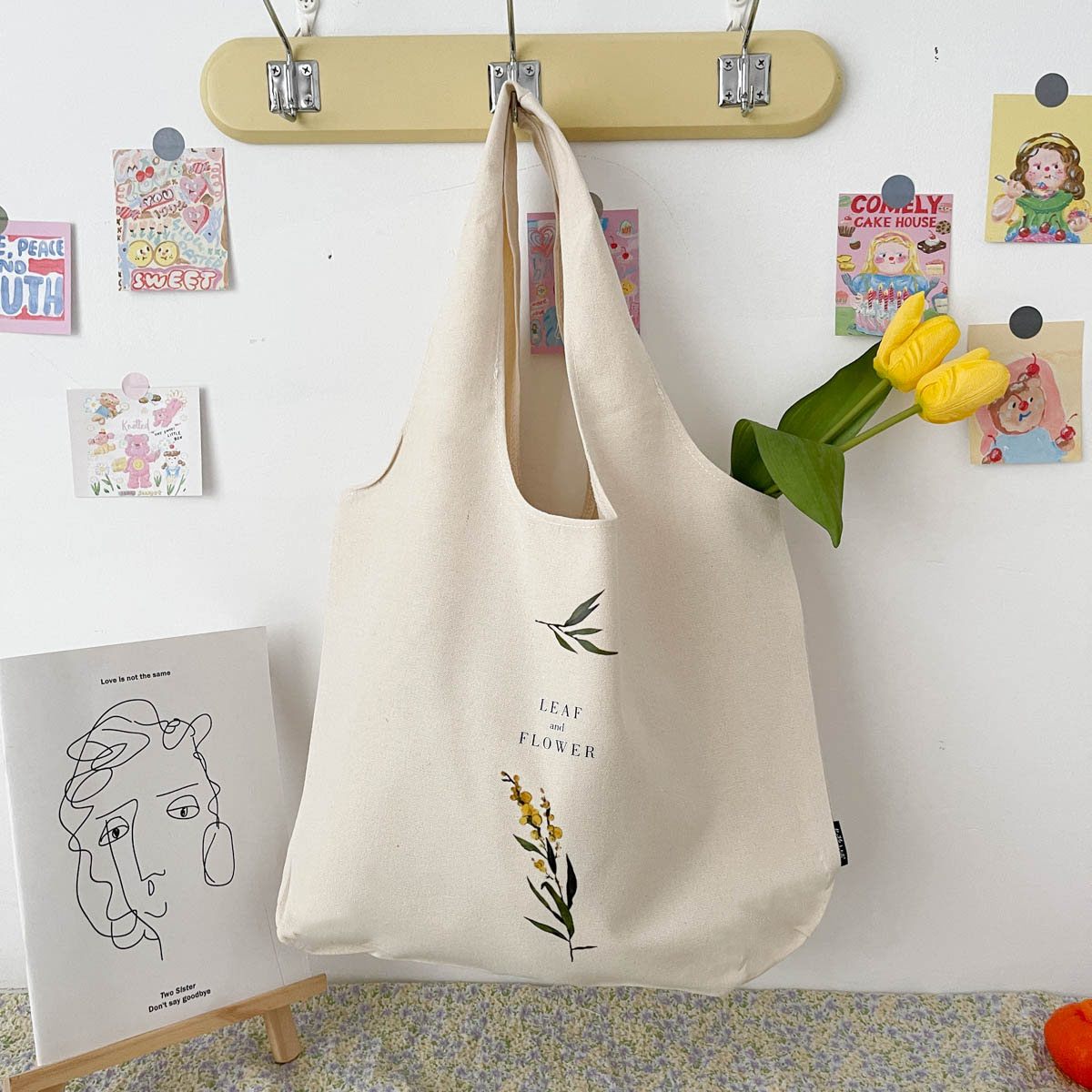 Vest BagKorean version new pattern solar system commute Design Canvas bag The single shoulder bag high-capacity like a breath of fresh air Versatile Cloth bag female summer