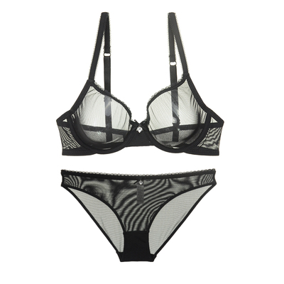 欧美性感超薄透视内衣女无海绵全透明薄款小胸聚拢文胸套装大码D-淘宝网 欧美性感超薄透视内衣女无海绵全透明薄款小胸聚拢文胸套装大码D-淘宝网