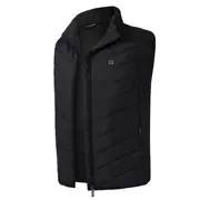 Áo vest điện thông minh 2018 mùa đông USB an toàn nhiệt độ liên tục sưởi ấm nam sưởi ấm bằng vải cotton mỏng - Áo thể thao
