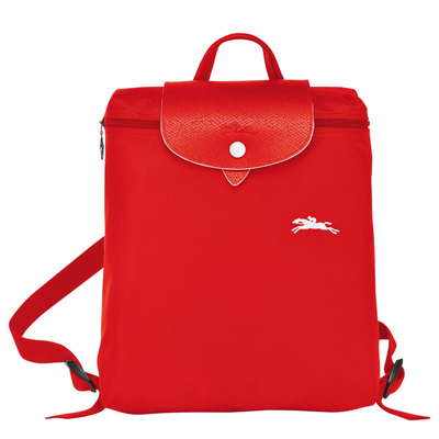 Embroidery Red (P20)France new pattern long1699champ Backpack 70th anniversary Commemorative payment knapsack Longchamp  Embroidery fold a bag