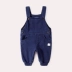 Baby denim quai quần bé trai mùa xuân và mùa thu quần yếm mới mùa thu ấm áp quần bé nước ngoài của phụ nữ - Quần quần áo cho trẻ 14 tuổi nam Quần