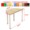 Nội thất trường đào tạo lớp học kết hợp bàn khảm hình thang bàn hình học sinh bàn ghế học lớp nghệ thuật - Nội thất giảng dạy tại trường