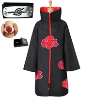 sakura clear card cosplay Naruto Akatsuki COS Áo choàng Anime quần áo ngoại vi Itachi Obito trang phục Xiaoyun áo gió cosplay naruto the last