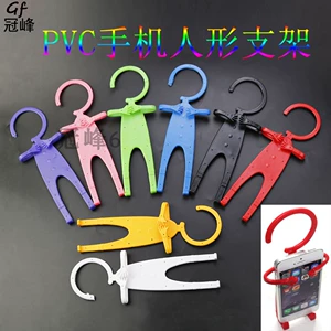 Минифигурки из ПВХ, портативный держатель для телефона, трубка