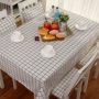 Cotton linen bảng vải bàn cà phê vải Bắc Âu nghệ thuật tối giản nhỏ tươi lưới cà phê cửa hàng bàn khăn trải bàn khăn trải bàn đen