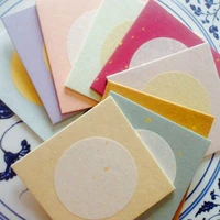 Творческие подарки цвета Blank Card Card Paper Dry Foaming Cushion Pure Risemade Rice Baper может развернуть подарки теплоизоляционные прокладки