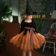 Halloween trẻ em trang phục bé gái phù thủy hóa trang trang phục mẫu giáo phù thủy trang phục cosplay ngày halloween