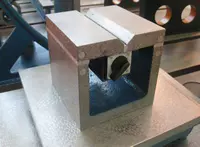 Чугунная магнитная квадратная коробка 200x200 мм обнаружение чугуна Магнитная квадратная коробка измерение магнитная квадратная коробка