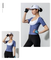 Сиреневый жилет, модернизированная версия, короткий рукав