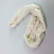 Huachuan mưa dâu tơ tằm nấu chín nhung hoa mũ trùm đầu vật liệu tự làm cỏ nhuộm với sợi dài màu trắng - Phụ kiện tóc