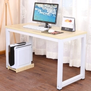 Bàn máy tính đơn giản hiện đại nhân viên văn phòng bàn máy tính xách tay nhà máy tính xách tay đôi bàn đơn thép bàn gỗ - Bàn