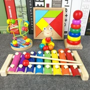 Gỗ tám quãng gõ đàn piano trẻ nhỏ đồ chơi âm nhạc câu đố 1-2-3 tuổi bé giáo dục sớm âm nhạc cảm giác cụ