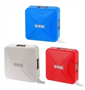 Bộ chia USBK SSK 飚 王 2.0 Bộ chuyển đổi máy chủ laptop chuyển đổi một đến bốn - USB Aaccessories