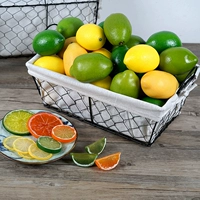 Реалистичный фруктовый лимонный реквизит, украшение
