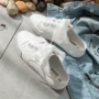 2017 mùa hè ribbon nửa hỗ trợ giày trắng nữ Hàn Quốc phiên bản của hoang dã giản dị giày trắng mà không cần gót một bàn đạp vải giày thể dục