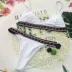 2018 mới AliExpress màu rắn bikini năm cánh sao băng ruy băng nữ áo tắm gợi cảm bikini bikini bo bikini Bikinis