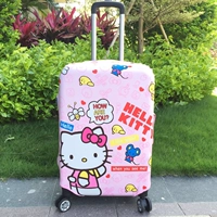 Эластичный чемодан, мультяшная милая пылезащитная крышка для путешествий, защитный чехол, увеличенная толщина, 26 дюймов