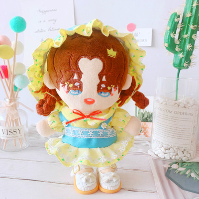 taobao agent Yellow fresh dress, doll for dressing up, 20cm