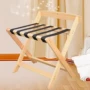 Đầu giường gỗ rắn hành lý kệ quần áo đồ nội thất khách sạn phòng nhà phòng ngủ gấp giá - Nội thất khách sạn tủ tường đẹp