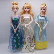 Fairy Tale Princess Doll Dress Barbie Dress Up Princess Set Snow White Doll Váy Phụ kiện