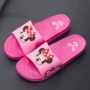 Mùa xuân và mùa hè đích thực Disney tình yêu Minnie Mickey dành cho người lớn nữ non-slip vài dép và dép cha mẹ và con đáy mềm giày sandal nữ biti's