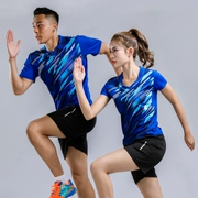 2018 mới chính hãng quần áo bóng chuyền phù hợp với đồng phục đội nam và nữ đào tạo áo thi đấu nhanh khô quần áo thi đấu tùy chỉnh in