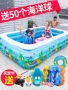 Thoải mái inflatable giường nổi bên bờ biển hồ bơi trẻ em người lớn bốn chơi đồ chơi nước bơi giường inflatable thổi người đàn ông và phụ nữ bể bơi intex