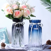 Sáng tạo châu Âu gradient thủy tinh bình thủy canh cây xanh lily lily sao bình hoa phòng khách cắm hoa - Vase / Bồn hoa & Kệ