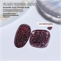 Красочный флэш -серебряный алмазный клей -06