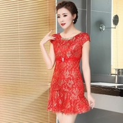 Mát mẻ mới chất lượng sản phẩm vòng cổ móng tay khoan eo sáng thêu thêu cheongsam 222