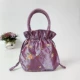 Новая светлая пурпурная сумка для вышивки