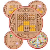 Trò chơi Sudoku cờ vua ít trẻ em Đồ chơi Sudoku Jiugongge 8-10-12 tuổi bé trai và bé gái để bàn trò chơi đồ chơi bằng gỗ cho trẻ dưới 1 tuổi