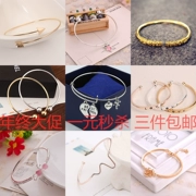 Nhật bản và Hàn Quốc phiên bản của đồ trang sức đơn giản thời trang hoang dã vòng tay nữ sinh viên bạn gái cá tính sáng tạo mở bracelet bracelet trang sức