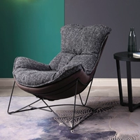 Черно -белая мешковина + кожаная кожаная база коричневого запада