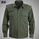 Летний тонкий хлопковый зеленый износостойкий лонгслив для работы, летняя одежда, рабочая одежда, защита от ожогов