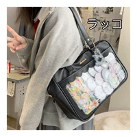 Японский милый значок, полиуретановая сумка на одно плечо для выхода на улицу